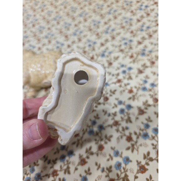 OTAGIRI Sheep Lamb Salt And Pepper Shaker Set Vintage 1983 Stickers‎ NO STOPPERS - Picture 6 of 7